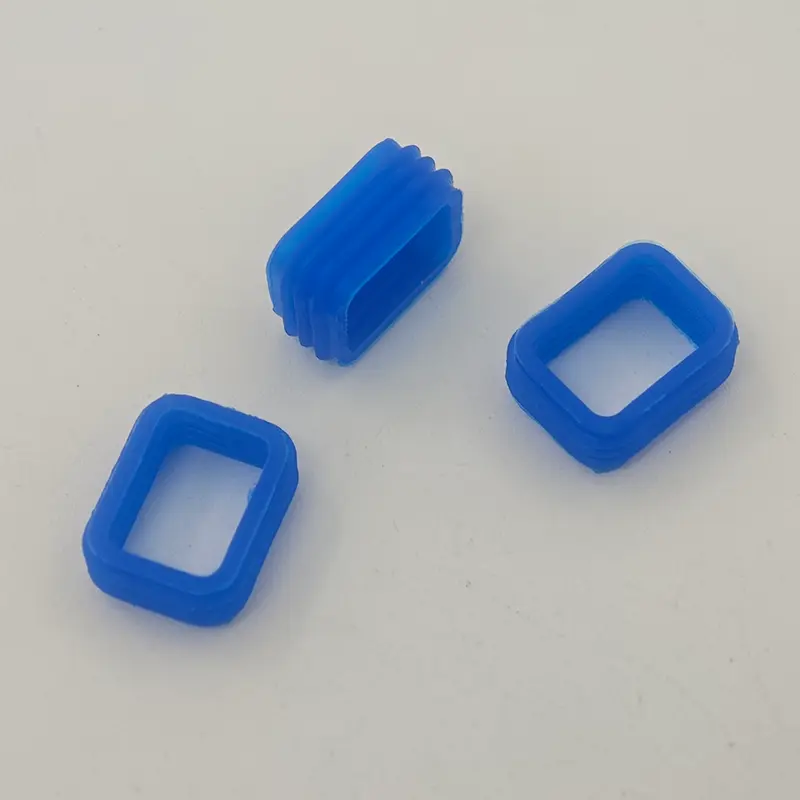 Gasket konektor karet silikon biru 3 arah